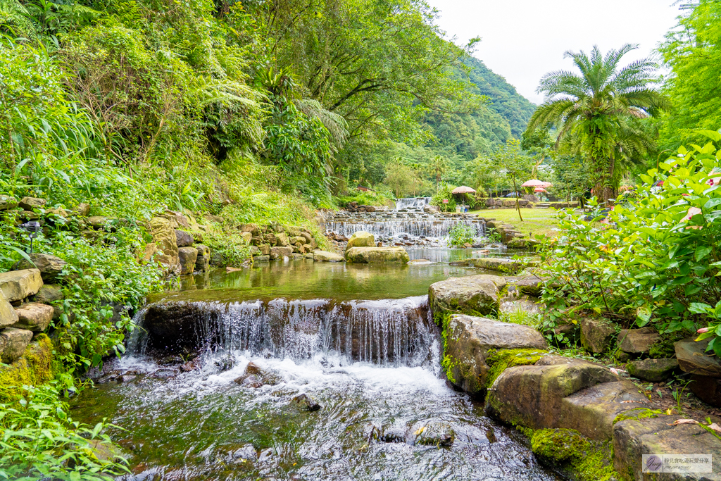 宜蘭員山住宿-鳳梨屋水上莊園-超狂豪華露營！一泊三食鱘龍魚、烤雞、螃蟹、生魚片Buffet，鳳梨戲水池、瀑布鞦韆、彩虹月亮網美必拍景點 @靜兒貪吃遊玩愛分享