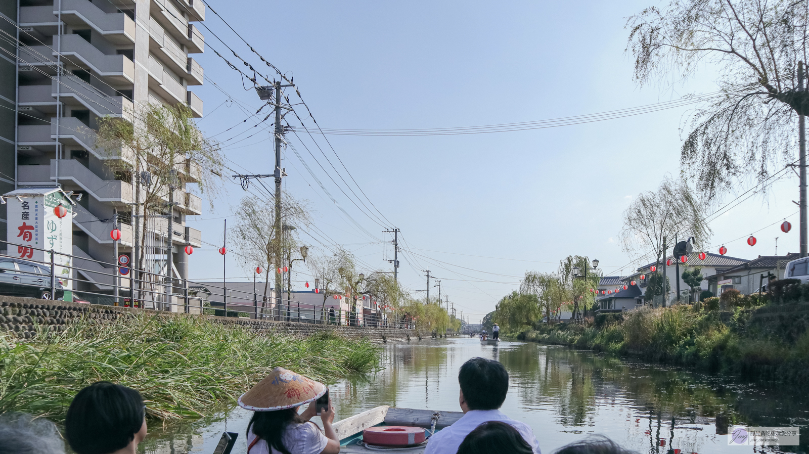 日本九州景點-柳川觀光遊船-飽覽歷史古鎮的美麗運河，乘船遊水鄉，水上威尼斯美名/福岡景點 @靜兒貪吃遊玩愛分享