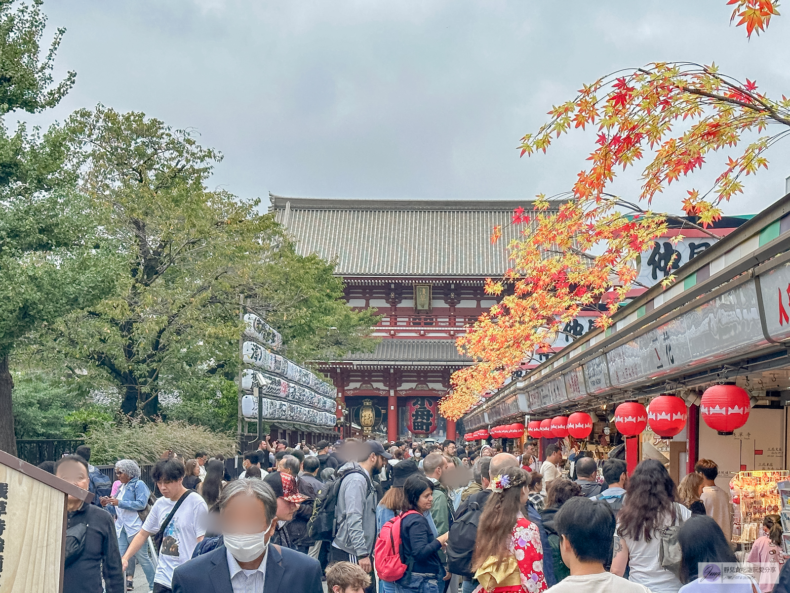 日本東京景點-淺草寺 雷門-東京最古老的寺院！擁有千年歷史的東京必訪景點、美食，水上巴士飽覽整個城鎮風景 @靜兒貪吃遊玩愛分享