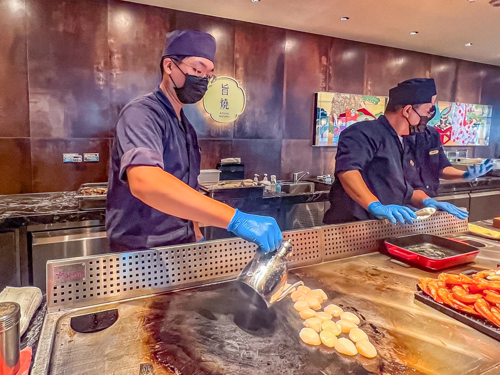 桃園美食-旭集和食集錦桃園中茂店-最難訂的Buffet吃到飽！日本四島八地美饌，松葉蟹、麵包蟹、鐵板干貝頂級料理吃到飽/位於藝文特區 @靜兒貪吃遊玩愛分享