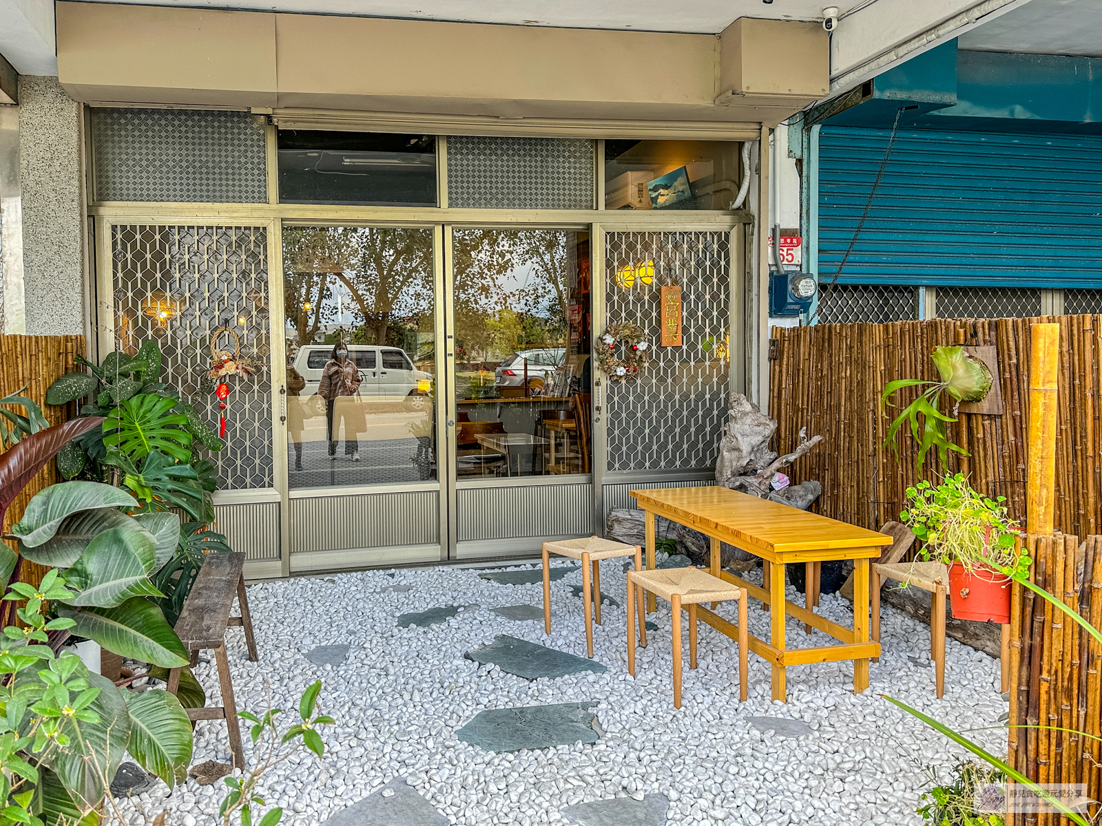 花蓮玉里美食-九日良田-隱藏住宅內！在地食材手作日式甜點，精緻的草莓紅豆最中餅和日式烤糰子超推 @靜兒貪吃遊玩愛分享