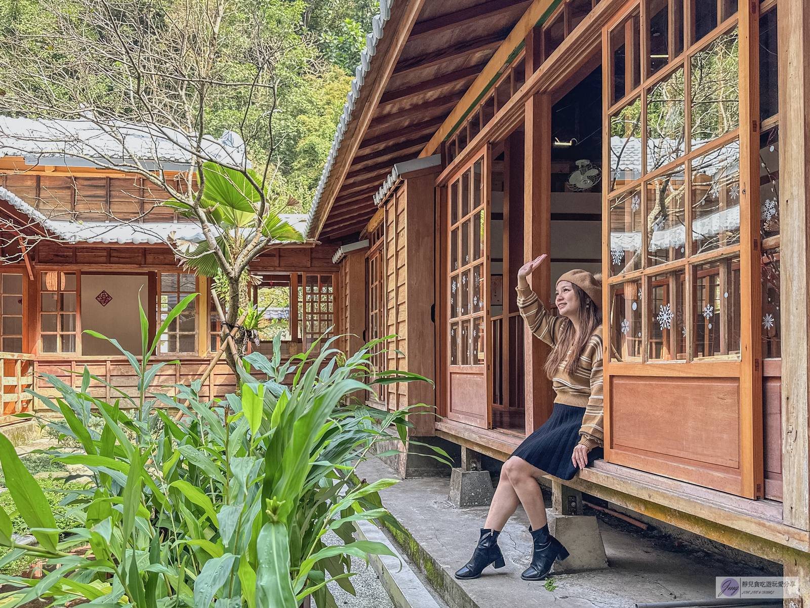 花蓮玉里-山嵐拉麵-秒飛京都！百年日式老房塌塌米吃拉麵，日式庭園造景超Chill，浴衣體驗只要300元/安通溫泉店 @靜兒貪吃遊玩愛分享