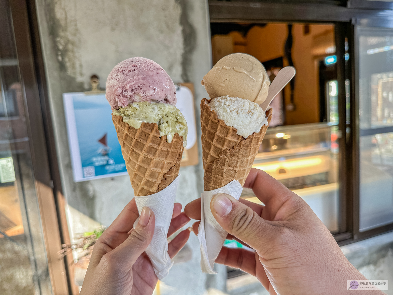 台東長濱美食-迷你義式冰淇淋 mini Gelato-一週只營業三天！隱藏在東海岸民宅裡，超可愛的義式冰屋/鄰近長濱觀景臺 @靜兒貪吃遊玩愛分享