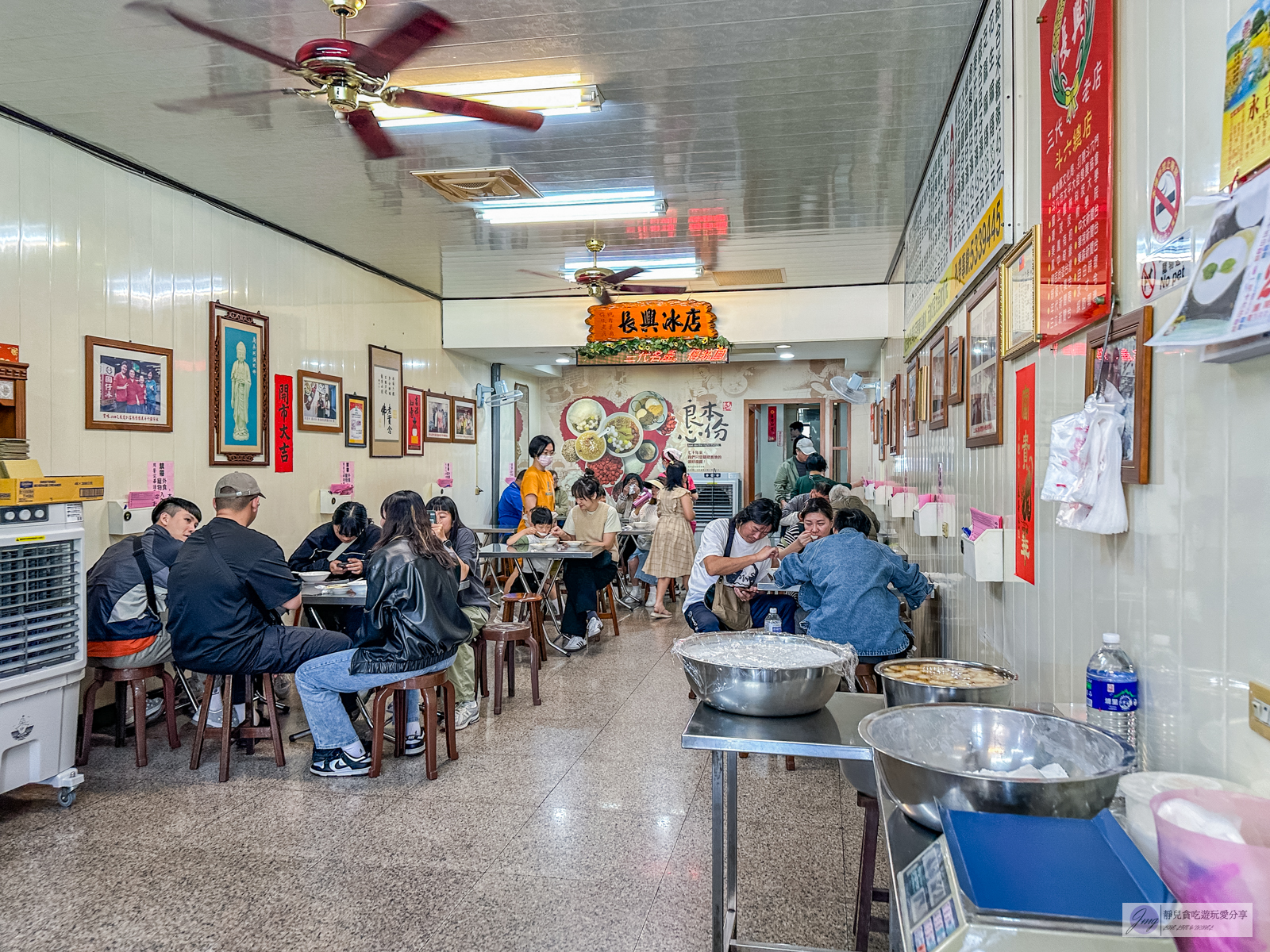 雲林斗六美食-長興圓仔冰-在地80年！傳承四代老店，手工現做燒麻糬，彩色圓仔冰超受歡迎/鄰近斗六車站 @靜兒貪吃遊玩愛分享