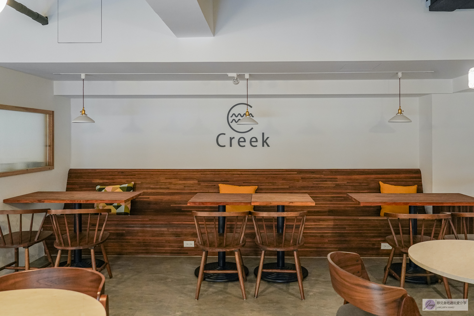 桃園美食-小溪.甘日 Creek Café &#038; Bistro-挑高樓中樓！清新簡約文青風格餐廳/位於小檜溪重劃區 @靜兒貪吃遊玩愛分享