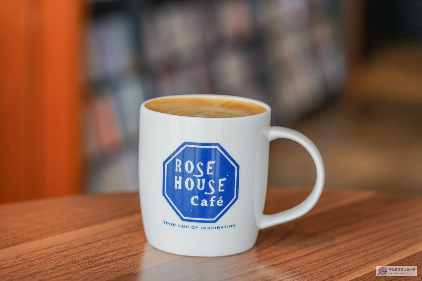 台中梧棲美食-Rose House Cafe-隱藏在書局裡！180度美景的海景咖啡廳，人氣超厚舒芙蕾必點/位於台中三井OUTLET @靜兒貪吃遊玩愛分享