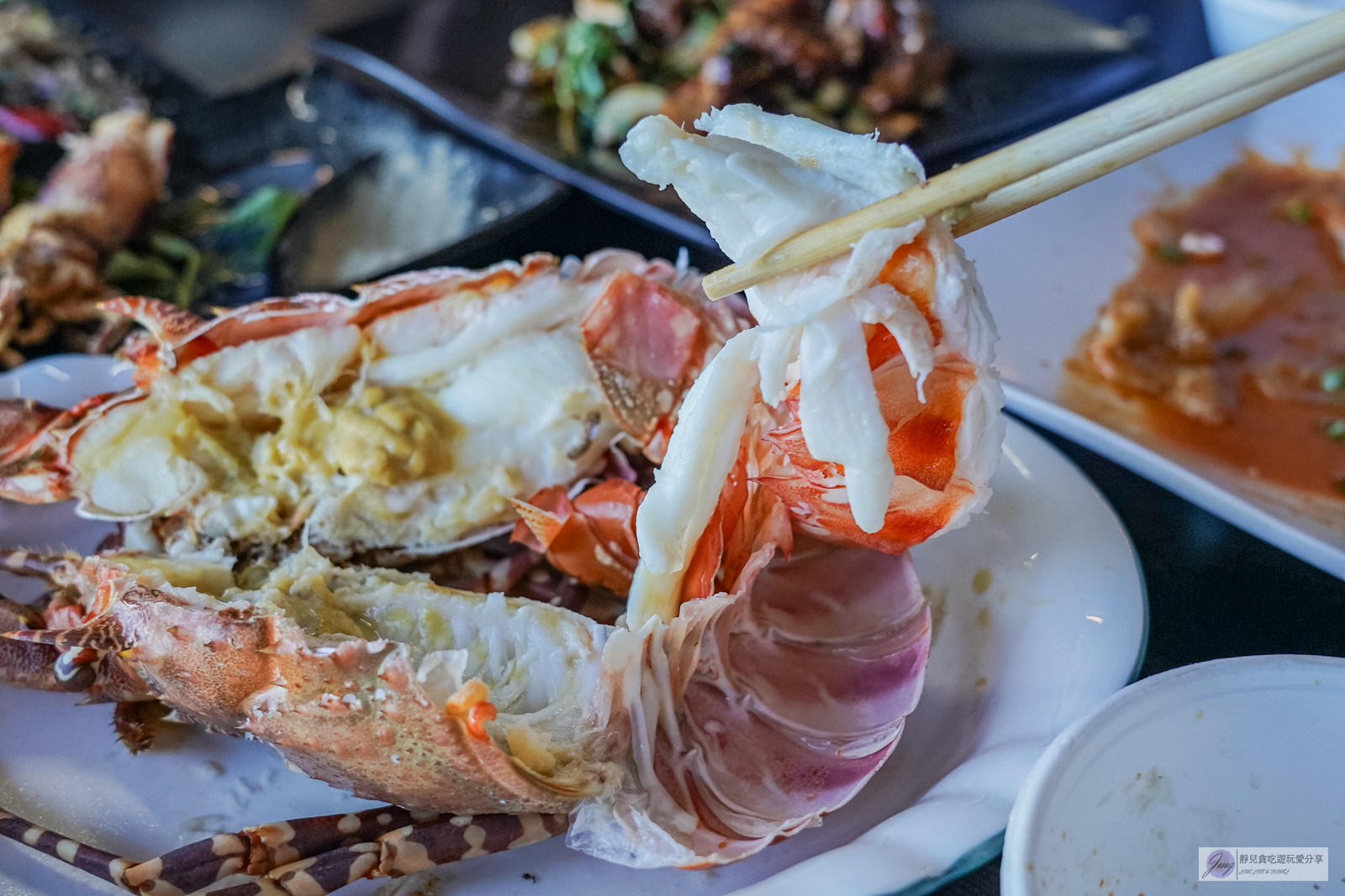 U mi 屋銤海鮮-海景第一排！澎湃現撈活龍蝦海鮮料理，眺望太平洋無敵海景/鄰近海洋公園 @靜兒貪吃遊玩愛分享