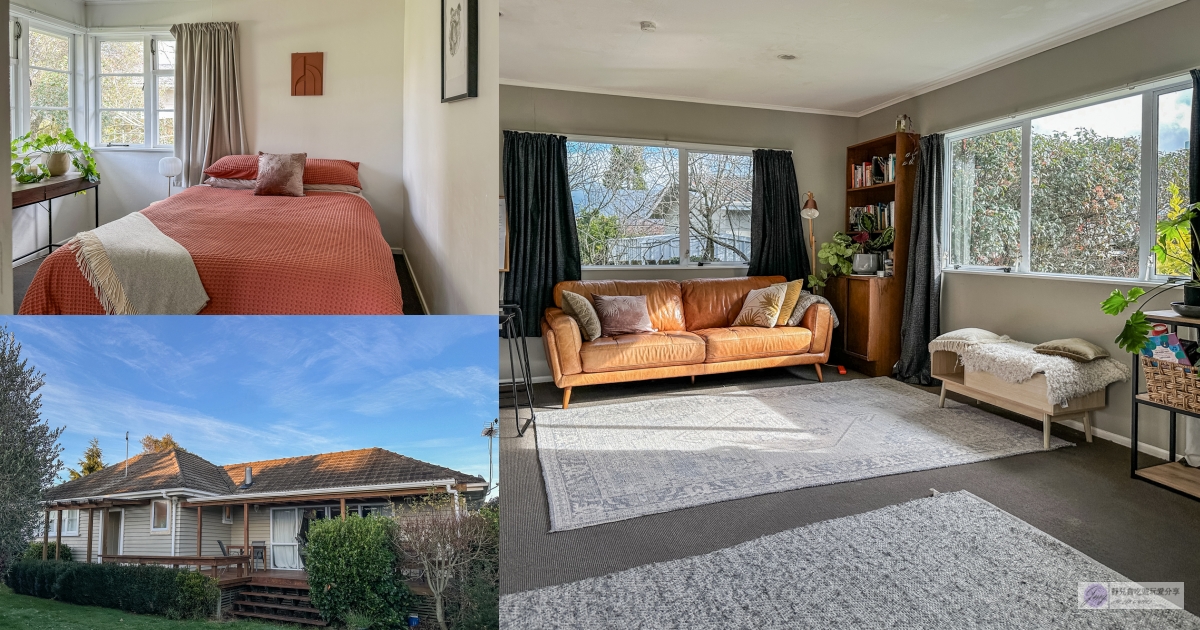 紐西蘭住宿-羅托魯瓦Rotorua-絕美歐式鄉村villa，平均一人一晚$1100，獨立大後院、開放式廚房、三間臥房的包棟民宿 @靜兒貪吃遊玩愛分享