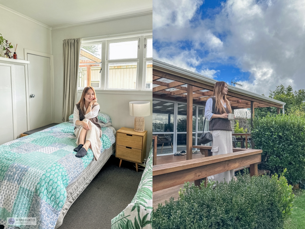 紐西蘭住宿-羅托魯瓦Rotorua-絕美歐式鄉村villa，平均一人一晚$1100，獨立大後院、開放式廚房、三間臥房的包棟民宿 @靜兒貪吃遊玩愛分享