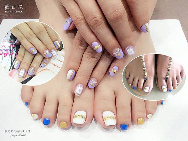 ♡體驗♡台北市。雙連站【N.P.S Nail 光療凝膠概念美甲】夏天如夢似幻的珍珠貝殼與漸層海灘凝膠❤美甲、美睫 @靜兒貪吃遊玩愛分享