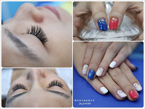 ♡體驗♡台北市。忠孝復興站【Klara Nails &#038; Eyelash Salon】夏日夢幻雲霧感美甲&#038;濃密黑天鵝立體感美睫❤東區美甲美睫 @靜兒貪吃遊玩愛分享