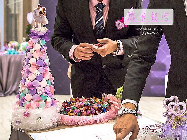 ♡Wedding♡ 馬卡龍桌上名牌❤超簡易DIY手作 @靜兒貪吃遊玩愛分享