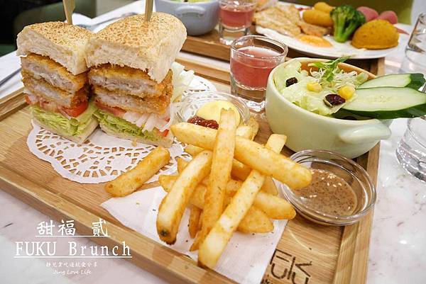 ❚食❚新北板橋→【甜福 貳 FUKU Brunch】板橋人氣豐富美味的早午餐 @靜兒貪吃遊玩愛分享