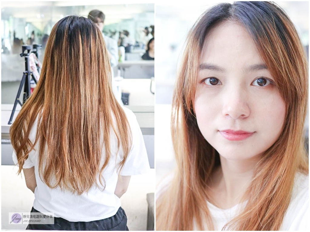 -新竹-GLITZ HAIR 新竹店-成為高調又帶點內斂的梅棕色髮色女孩/新竹剪髮/染髮/護髮推薦 @靜兒貪吃遊玩愛分享