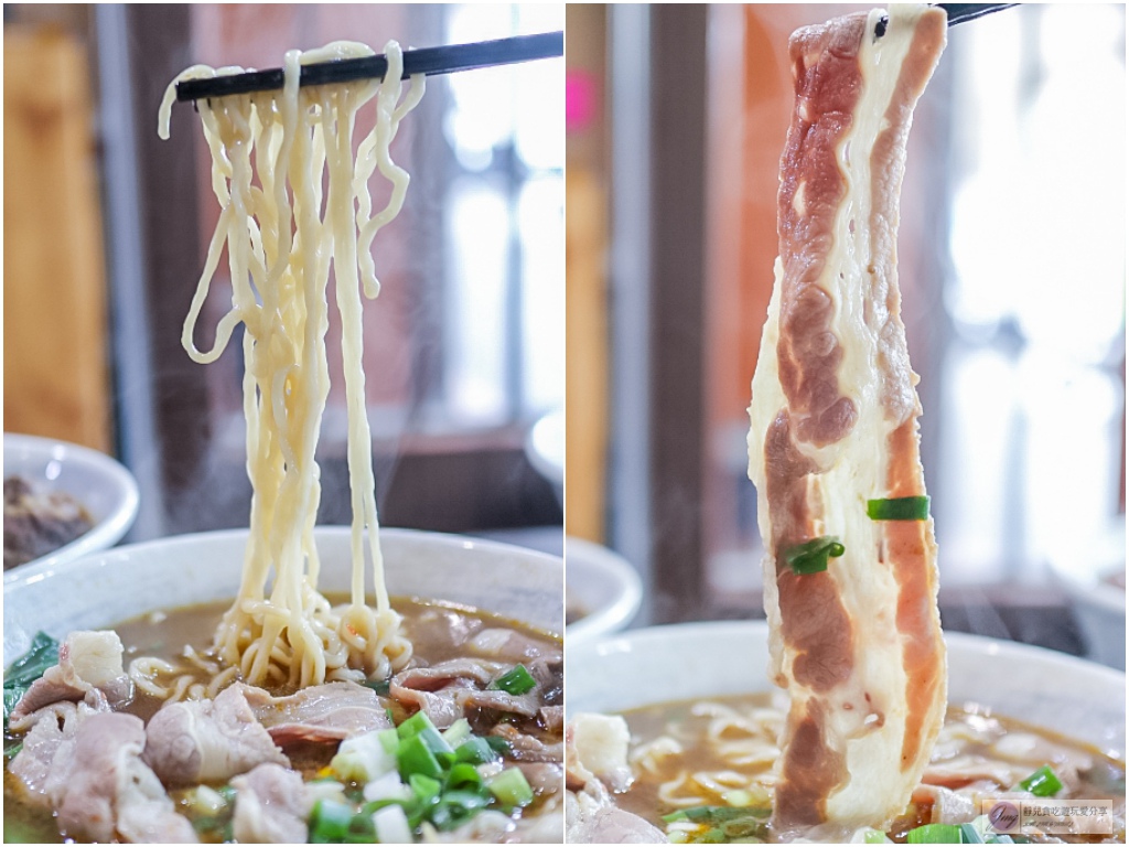 花蓮美食-九條牛牛肉麵-現場汆燙隱藏版牛肉麵VS浮誇系超大塊牛小排牛肉麵/花蓮中山店 @靜兒貪吃遊玩愛分享