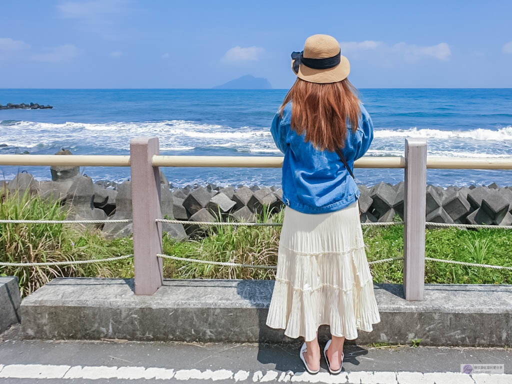 宜蘭頭城美食-滿山望海-絕美秘境白色系地中海風格飽覽一覽無遺的海景咖啡廳x眺望龜山島的優閒午後時光/下午茶 輕食 @靜兒貪吃遊玩愛分享