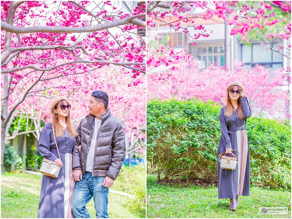 桃園中壢景點-莒光公園-秒入偽日本賞櫻景點 春季八重櫻盛開的夢幻美景 浪漫綺麗的夜櫻之美/IG打卡聚集地/鄰近中原夜市/親子景點 @靜兒貪吃遊玩愛分享