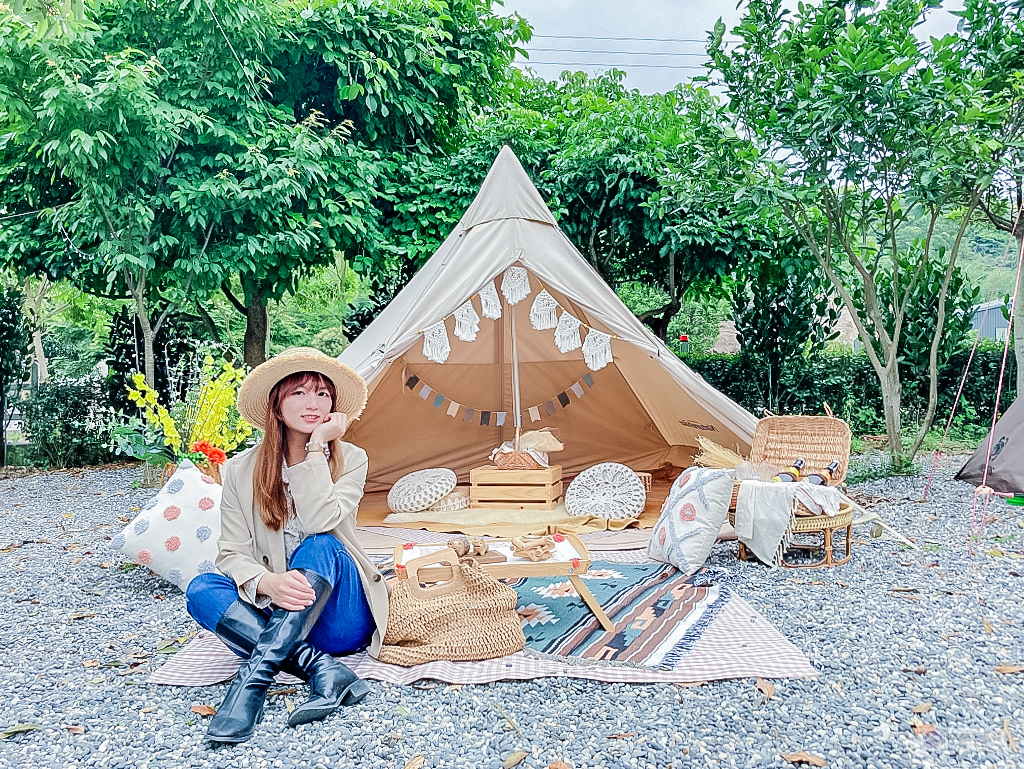 桃園蘆竹美食-Friend In Caf’e-採預約制超Chill日雜文青網美風野營帳篷咖啡廳/BBQ 鹹食 咖啡 甜點/鄰近第一高爾夫球場/寵物友善餐廳 @靜兒貪吃遊玩愛分享