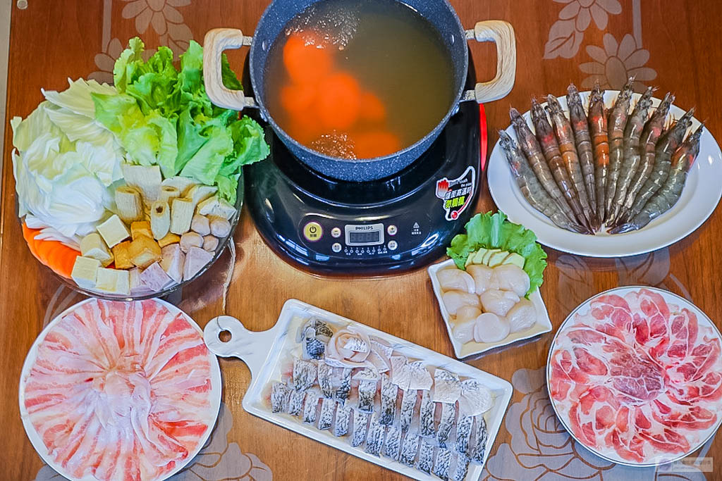 宅配美食-Da Ma hot pot-吃了會想念的鍋物品牌-免出門超划算澎派的海陸生鮮食材火鍋海鮮鍋物組合 @靜兒貪吃遊玩愛分享