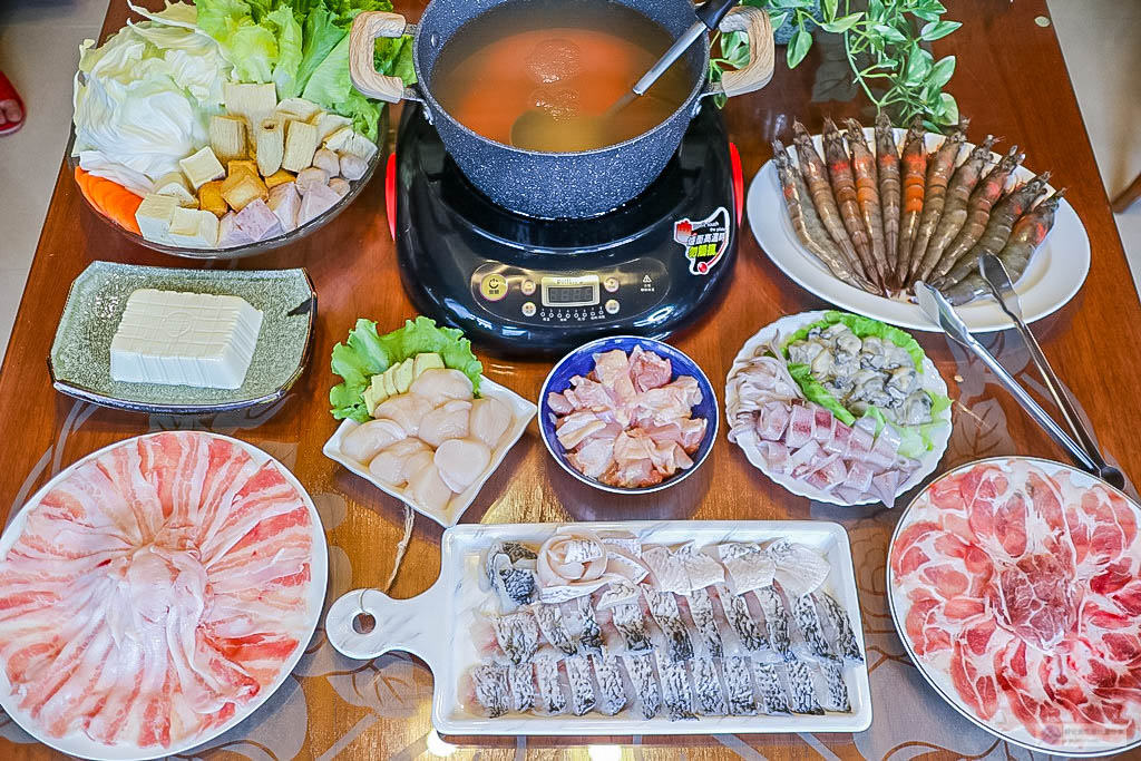 宅配美食-Da Ma hot pot-吃了會想念的鍋物品牌-免出門超划算澎派的海陸生鮮食材火鍋海鮮鍋物組合 @靜兒貪吃遊玩愛分享